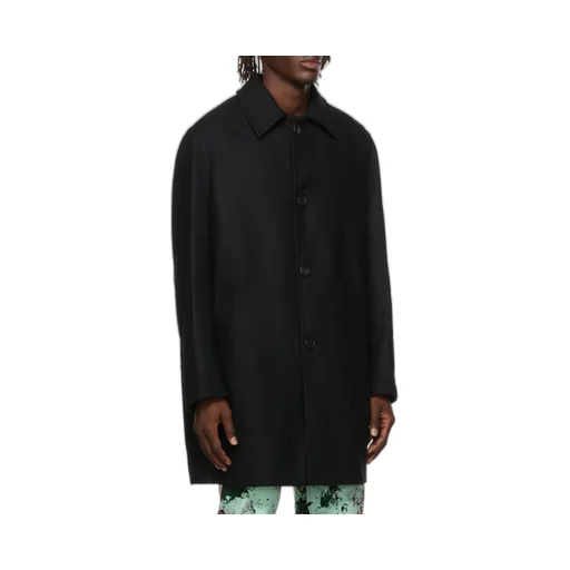 Curved Logo Coat