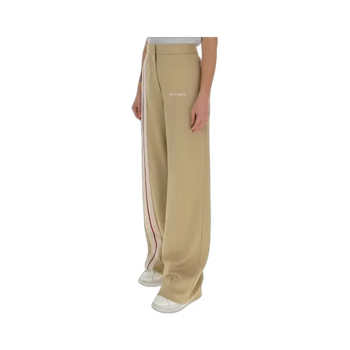 Logo-Print Leg Trousers