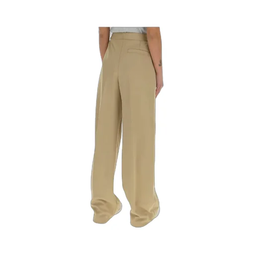 Logo-Print Leg Trousers