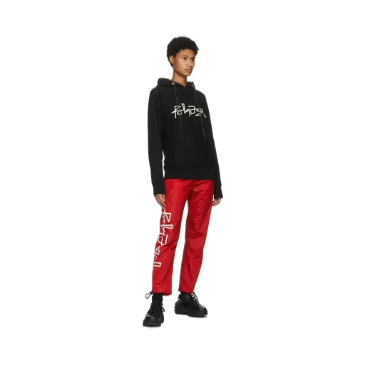 Embroidered-Logo Hoodie