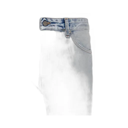 Logo-Printed High Waist Jeans