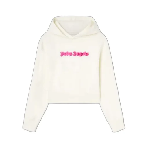 Logo Embroidered Drop Shoulder Hoodie