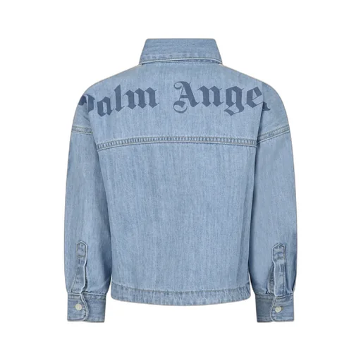 Overlogo Chambray Logo Printed Track Shirt