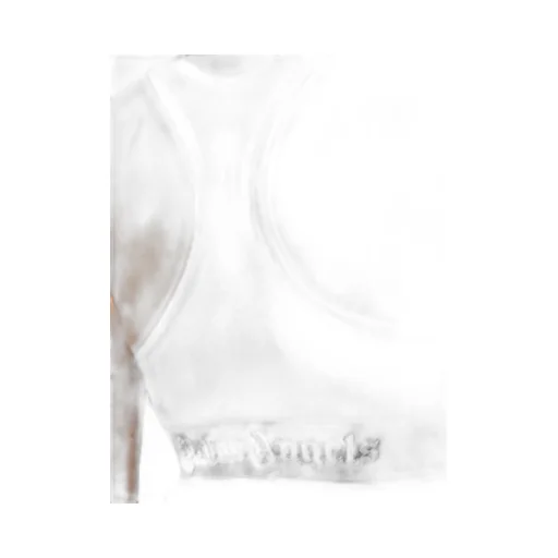 Logo Print Sports Bra