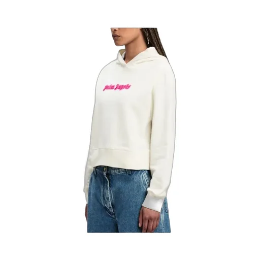 Logo Embroidered Drop Shoulder Hoodie