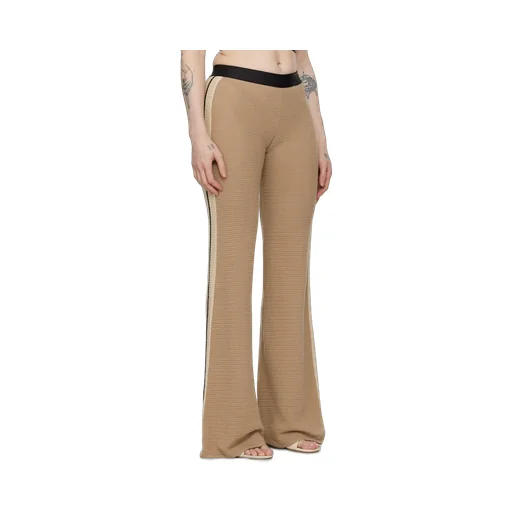 Side Stripe Detailed Flared Trousers