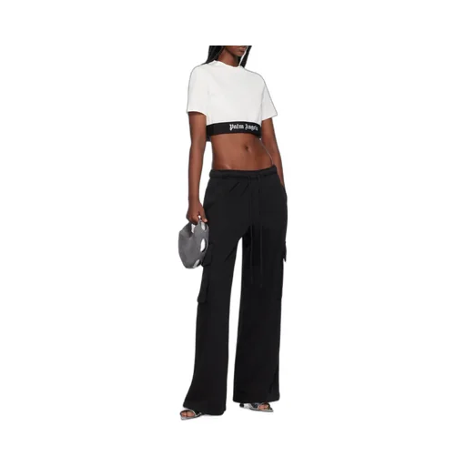 Logo Tape Cropped Top