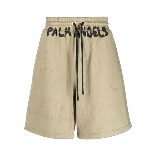 Logo Printed Drawstring Shorts