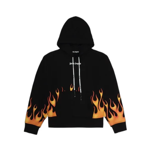 Flame Pattern Hoodie