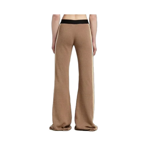 Side Stripe Detailed Flared Trousers