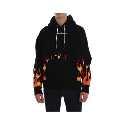 Flame Pattern Hoodie