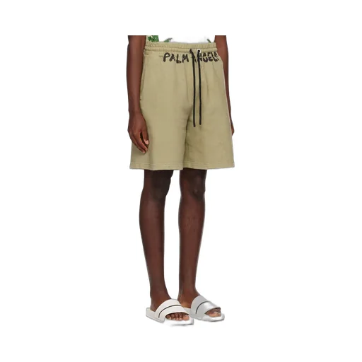 Logo Printed Drawstring Shorts