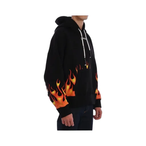 Flame Pattern Hoodie