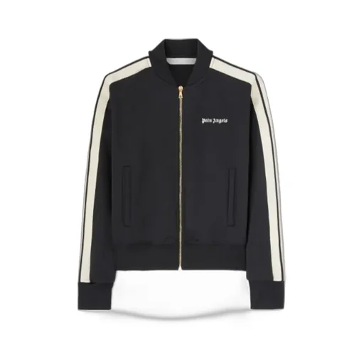 Logo Embroidered Zipped Jacket