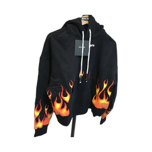 Flame Pattern Hoodie