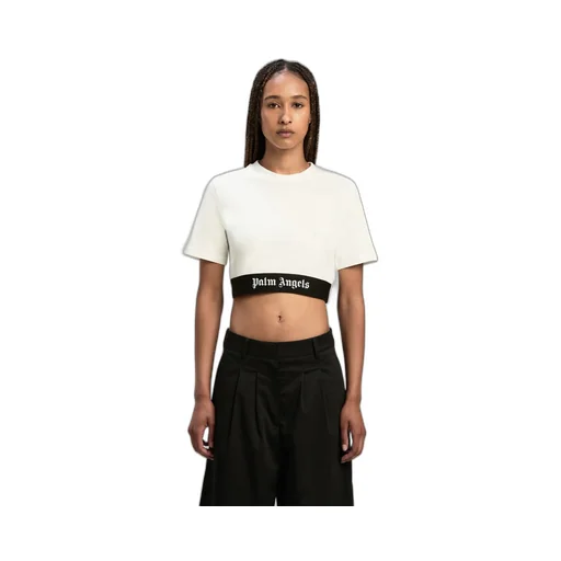 Logo Tape Cropped Top