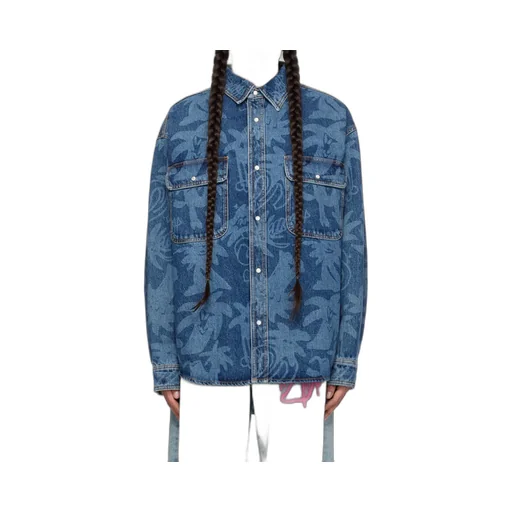 Palmity Button-Up Denim Shirt