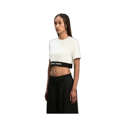 Logo Tape Cropped Top