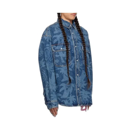 Palmity Button-Up Denim Shirt