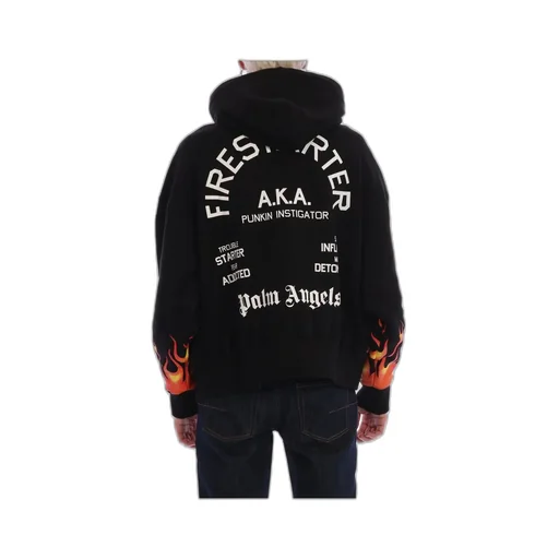 Flame Pattern Hoodie