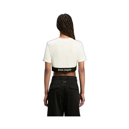 Logo Tape Cropped Top