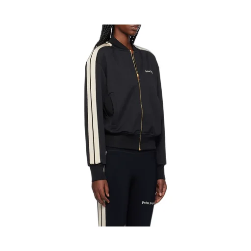 Logo Embroidered Zipped Jacket