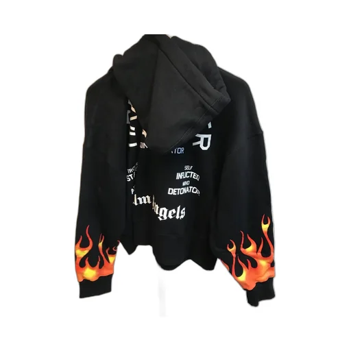 Flame Pattern Hoodie