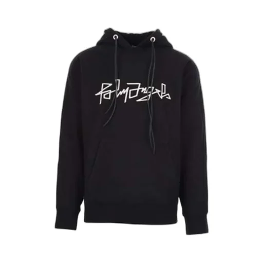 Embroidered-Logo Hoodie