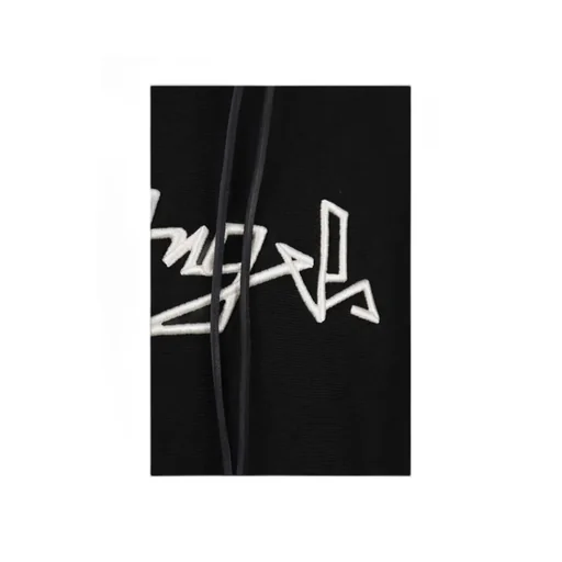Embroidered-Logo Hoodie