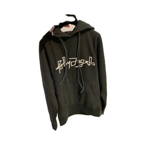 Embroidered-Logo Hoodie