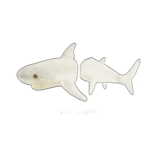 Shark Printed Crewneck T-Shirt