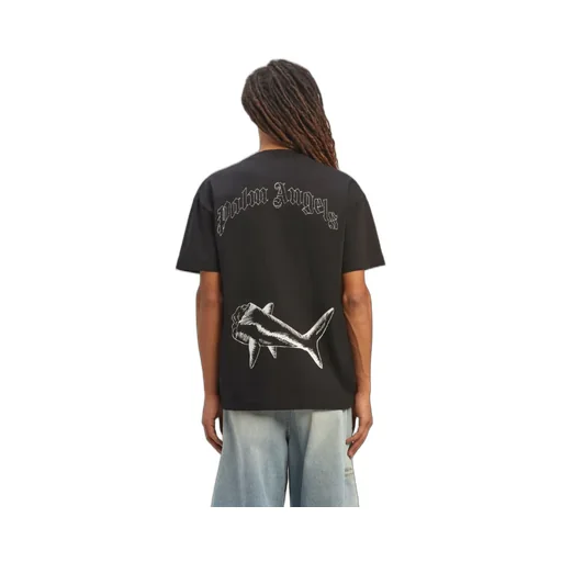 Shark-Print Organic Cotton T-Shirt