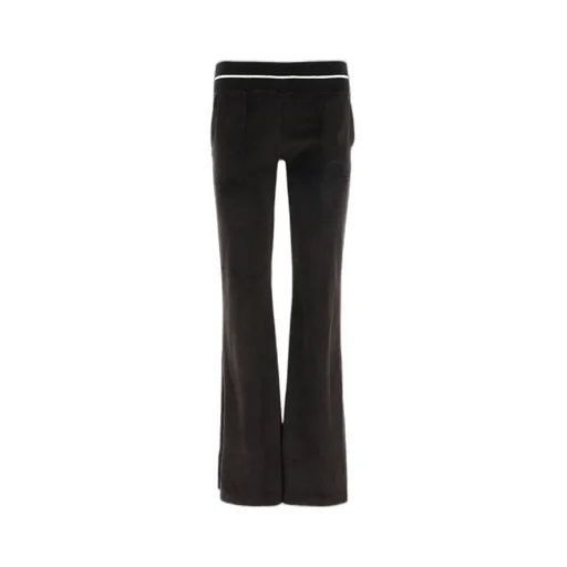 Stripe Trim Flared Pants