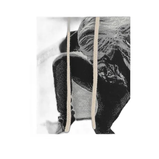 Graphic-Printed Drawstring Hoodie