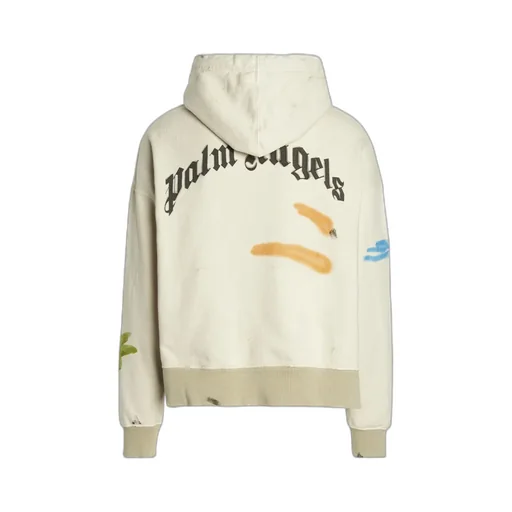 Graffiti-Printed Hoodie