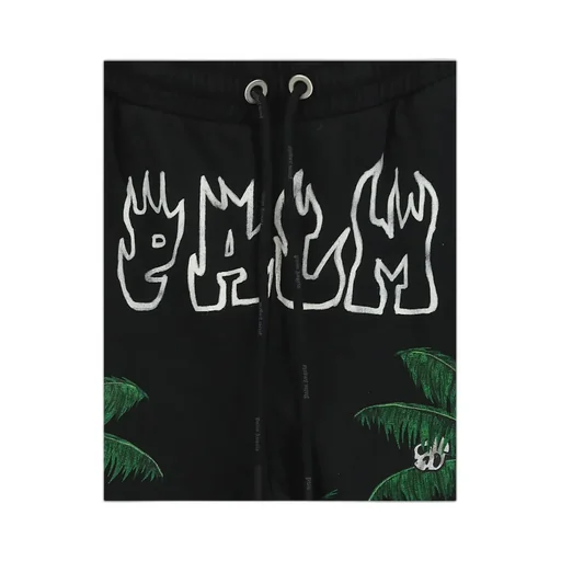 Logo Printed Drawstring Shorts