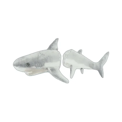 Shark Printed Crewneck T-Shirt