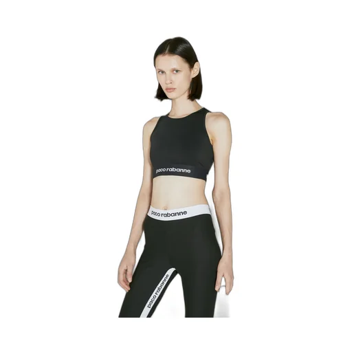 Logo Detailed Sleeveless Sports Bra