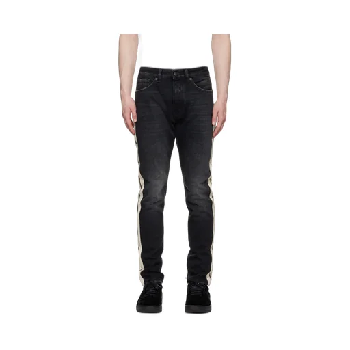 Washed Effect Denim Jeans
