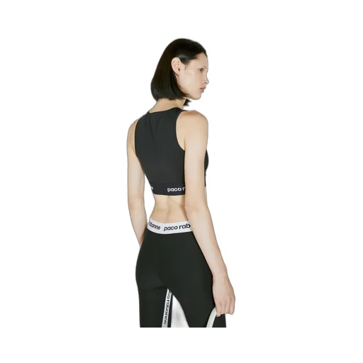 Logo Detailed Sleeveless Sports Bra