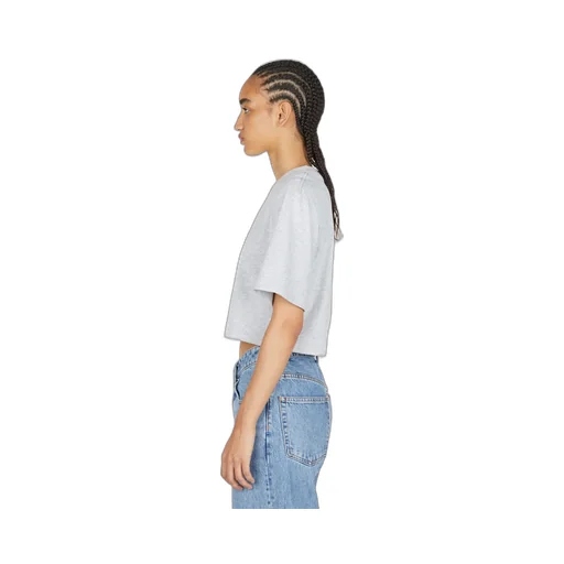 Logo Printed Cropped T-Shirt