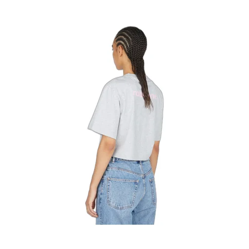 Logo Printed Cropped T-Shirt