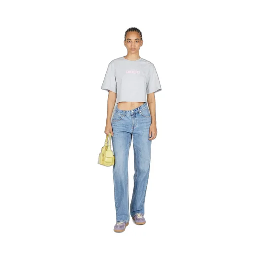 Logo Printed Cropped T-Shirt