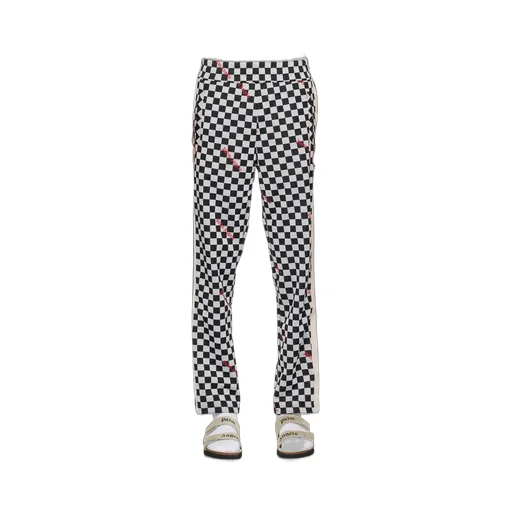 Elasticated Waistband Damier Pants