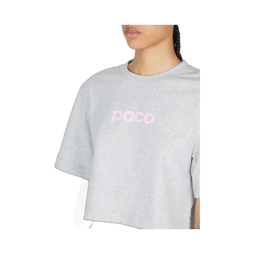 Logo Printed Cropped T-Shirt