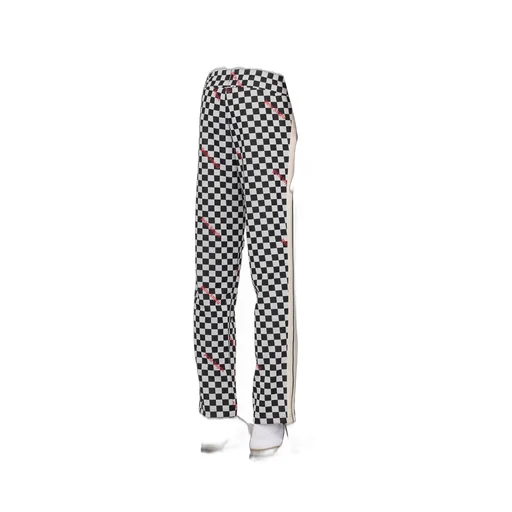 Elasticated Waistband Damier Pants