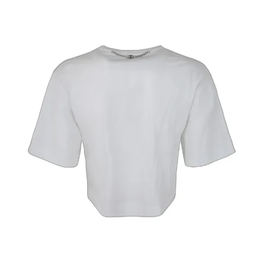 Metallic Mesh Crewneck T-Shirt