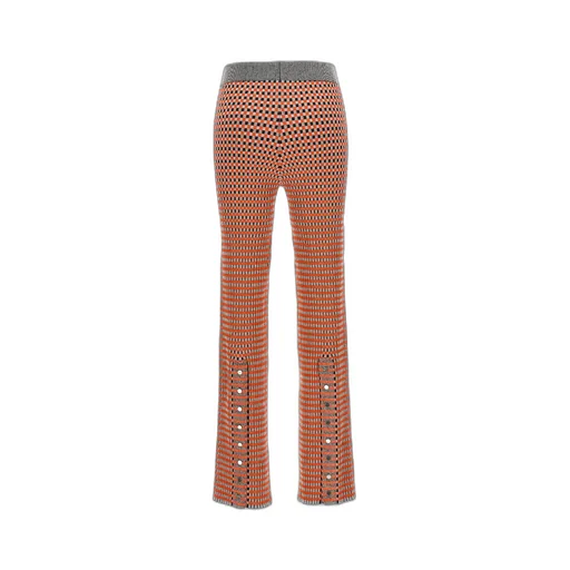 Check Patterned Slim Fit Trousers