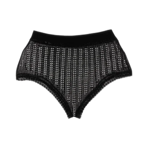 Bead Embellished Stretched Briefs