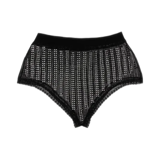 Bead Embellished Stretched Briefs